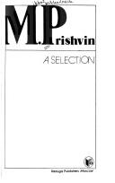 Cover of: A selection by Prishvin, Mikhail Mikhaĭlovich