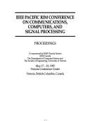 Cover of: 1995 IEEE Pacific Rim Conference on Communications, Computers, Visualiza   Tion and Signal Processing (Smc)