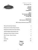 The proceedings of the 1996 IEEE National Radar Conference by IEEE National Radar Conference (1996 Ann Arbor, Mich.), IEEE Aerospace & Electronics Systems Soc, Institute of Electrical and Electronics Engineers