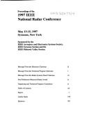 Cover of: Proceedings of the 1997 IEEE National Radar Conference: May 13-15, 1997, Syracuse, New York