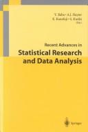 Cover of: Recent Advances in Statistical Research and Data Analysis