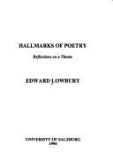 Cover of: Hallmarks of Poetry by Edward Lowbury