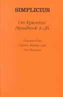 Cover of: On Epictetus' "Handbook 27-53" by Simplicius of Cilicia