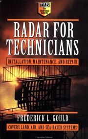 Cover of: Radar for technicians | Frederick L. Gould