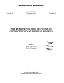 Cover of: The Representation of Cumulus Convection in Numerical Models (Meteorological Monographs (Amer Meteorological Soc))