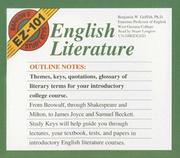 Cover of: Barron's Ez 101 Study Keys: English Literature (Barron's EZ-101 Study Keys (Audio)) [UNABRIDGED] (Barron's Ez-101 Study Keys)