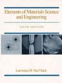Cover of: Elements of materials science and engineering