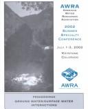 Cover of: Proceedings Ground Water Surface Water Interactions: Awra 2002 Summer Specialty Conference  | 