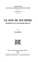 Cover of: Le don de soi-même by François Bizot