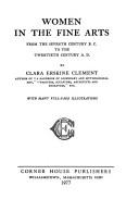 Cover of: Women in the Fine Arts: From the Seventh Century B.C. to the Twentieth Century A.D. (Social Science Reprints)