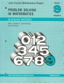 Cover of: Problem solving in mathematics, grade[s] 4-9 by [director, Oscar Schaaf ; associate director, Richard Brannan].
