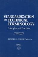 Cover of: Standardization of technical terminology | 