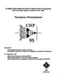 Cover of: Technical proceedings: CIEP'95 : IV IEEE International Power Electronics Congress : San Luis Potosí, México, October 16-19, 1995