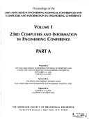 Cover of: 23RD COMPUTERS AND INFORMATION IN ENGINEERING CONFERENCE by A. K. Gupta