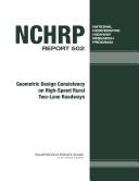 Cover of: Geometric design consistency on high-speed rural two-lane roadways by Mark D. Wooldridge ... [et al.]