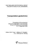 Cover of: Transportation geotechnics | 