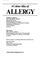Cover of: A colour atlasof allergy