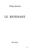 Cover of: Le revenant