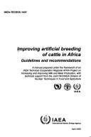 Cover of: Improving artificial breeding of cattle in Africa | 