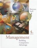 Cover of: Management by Thomas S. Bateman, Scott Snell, Carl P. Zeithaml, Thomas S. Bateman