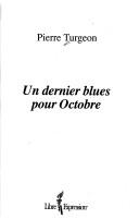 Cover of: Un dernier blues pour Octobre