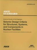 Cover of: Seismic Design Criteria for Structures, Systems, and Components in Nuclear Facilities