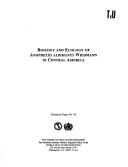 Cover of: Biology and ecology of Anopheles albimanus Wiedmann in Central America.