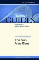 Cover of: Ernest Hemingway's The sun also rises by edited & with an introduction by Harold Bloom.