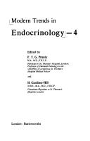 Cover of: Modern trends in endocrinology.