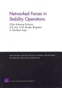 Networked forces in stability operations