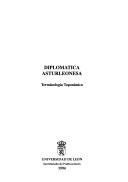 Diplomática asturleonesa by María del Pilar Alvarez Maurín