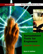 Spreadsheet Tools for Engineers by Byron S. Gottfried