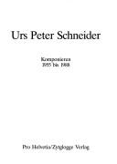 Urs Peter Schneider by Urs Schneider