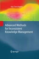 Cover of: Advanced methods for inconsistent knowledge management