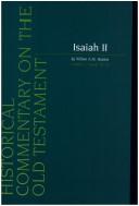 Cover of: Isaiah 28-39 (Historical Commentary on the Old Testament) (Historical Commentary on the Old Testament) | Willem A.M. Beuken