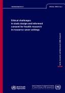 Cover of: Ethical challenges in study design and informed consent for health research in resource-poor settings