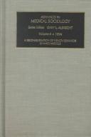 Cover of: Advances in medical sociology: a research annual. : a reconsideration of health behavior change models