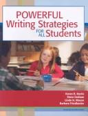 Cover of: Powerful writing strategies for all students by by Karen R. Harris ... [et al.].