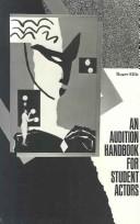 Cover of: An audition handbook for student actors by Ellis, Roger