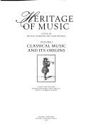 Cover of: Heritage of music