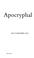 Cover of: The apocryphal acts of Andrew