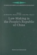 Cover of: Law-making in the People's Republic of China