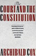The court and the constitution by Cox, Archibald
