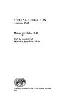 Cover of: Special education by Manny Sternlicht