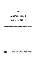 Cover of: A constant variable