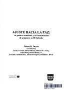 Cover of: Ajuste hacia la paz by James K. Boyce (coordinador); Carlos Acevedo ... [et al.].