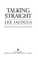 Cover of: Talking straight by Lee A. Iacocca