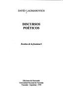 Cover of: Discursos poéticos by David Lagmanovich