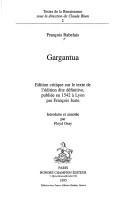 Cover of: Gargantua by François Rabelais