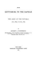 From Gettysburg to the Rapidan by A. A. Humphreys